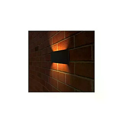 Miidex Applique Murale Rectangulaire LED 10W 3000°K Gris Anthracite IP54