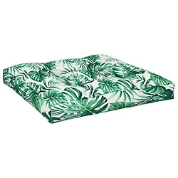 Acheter vidaXL Coussins de palette lot de 2 motif de feuilles tissu