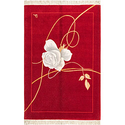 Vidal Tapis de laine 180x122 rouge Darya