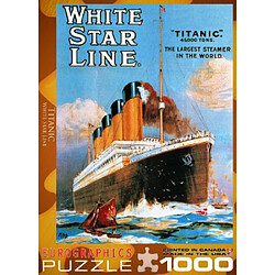 Acheter Eurographics Titanic White Star Line Puzzle 1000 piAces (6000-1333)