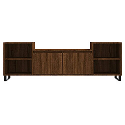 Acheter vidaXL Meuble TV Chêne marron 160x35x55 cm Bois d'ingénierie