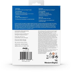 WESTERN DIGITAL - SN5000 - Disque SSD Interne - 4 To - WDS400T4B0E pas cher