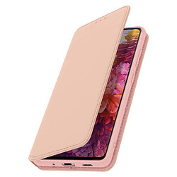 Avizar Housse Samsung Galaxy S20 FE Folio Portefeuille Fonction Support Rose gold