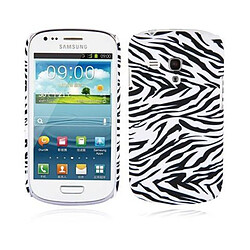 Cadorabo Coque Samsung Galaxy S3 MINI Etui en Blanc