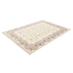 Vidal Tapis de laine 241x175 beige Darya