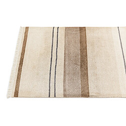 Vidal Tapis de couloir en laine 290x81 brun Darya pas cher