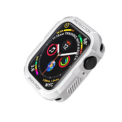 Coque en TPU anti-chocs, blanc pour votre Apple Watch Series 7 41mm/Series 6/5/4/SE 40mm