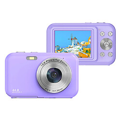 INF Appareil photo numérique 1080P 44MP Zoom 16 x Écran 2,4 pouces Purple