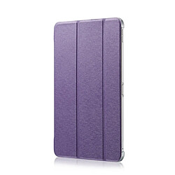 Wewoo Housse Étui Coque en cuir PU magnétique à texture horizontale soie pour iPad Pro12,9 pouces 2018avec support rabattable et fonction veille / réveil violet