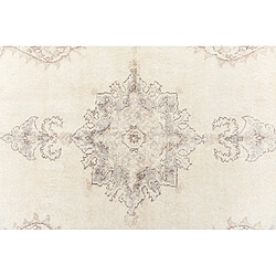 Avis Vidal Tapis de laine 257x155 beige Ultra Vintage