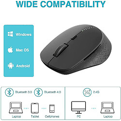 Universal Souris Bluetooth multi-mode souris sans fil