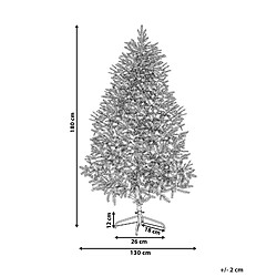 Avis Beliani Sapin de Noël BASSIE 180 cm Blanc