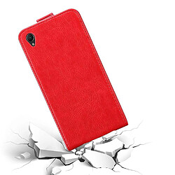 Cadorabo Coque Sony Xperia Z1 Etui en Rouge pas cher