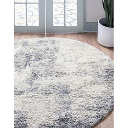 Hadorn Tapis shaggy 125x125 beige - gris Lachen Haze