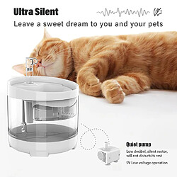 Universal Fontaine pour chat Fontaine pour chat avec robinet Répartiteur d'eau pour chien Répartiteur électrique USB pour chien et chat avec 1 boîte de filtre | Fournitures d'alimentation et d'arrosage pour chat pas cher