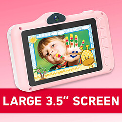 AGFA PHOTO Realikids Cam 2 - Appareil Photo Numérique pour Enfant (Photo, Vidéo, Écran LCD 3.5'', Filtres photos, Mode Selfie, Batterie Lithium)- RECONDITIONNE - Rose