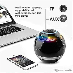 Avis Universal Conférencier Bluetooth sans fil portable YYH-MINI, haut-parleur stéréo rechargeable avec lumière LED (rouge)