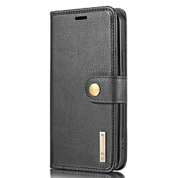 Dg.Ming Etui en PU détachable 2-en-1 noir pour votre Apple iPhone 13 mini 5.4 pouces