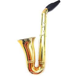 Acheter Wewoo Creative Porte-Cigarette Filtre Saxophone Plaqué Or Portable Pipe En Métal