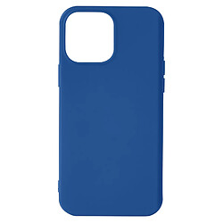 Avizar Coque iPhone 13 Pro Max Silicone Semi-rigide Finition Soft-touch bleu