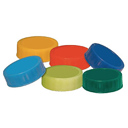 Bouchons de couleur pour distributeurs de sauces FIFO - Lot de 6