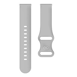 Acheter Cadorabo Bracelet silicone 22mm pour Samsung Galaxy Gear S3 / Gear 2 en GRIS Huawei Watch GT Watch 2 Pro Ticwatch Pro