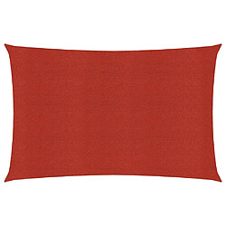 ComfortXL Voile D'ombrage 160 G/m² Rouge 2x5 M Pehd