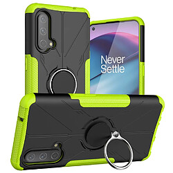 Coque en TPU 2-en-1, anti-chutte avec béquille pour votre OnePlus Nord CE 5G - vert