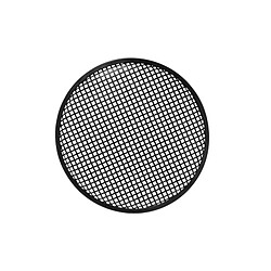 Perel Grille Métallique Pour Enceinte 38.1Cm - Noir