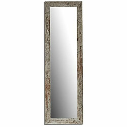 Gift Decor Miroir mural Harry Blanc Bois verre 40,5 x 130,5 x 1,5 cm (2 Unités)