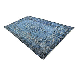 Vidal Tapis de laine 302x183 Bleu Ultra Vintage