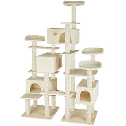 Tectake Arbre à Chat Entissar 214 cm - beige