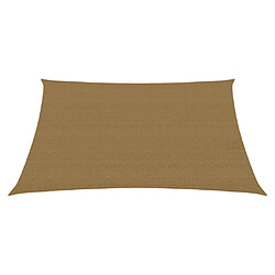 ComfortXL Voile D'ombrage 160 G/m² Taupe 3/4x2 M Pehd