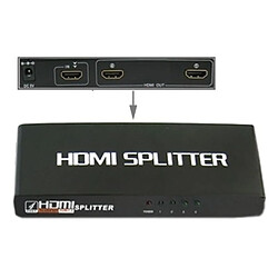 Wewoo Splitter HDMI 2 ports 1080p, version 1.3, support TV HD / Xbox 360 / PS3 Playstation 3 etc