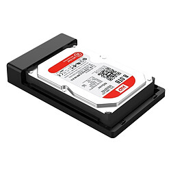 Wewoo Boîtier disque dur noir 3588C3 SATA 3.0 vers USB-C / Type-C 2.5 / 3.5 pouces SSD / Support de stockage UASP Protocole pas cher