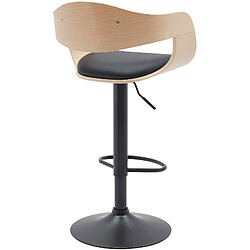 Non Tabouret de bar Kingston B simili cuir pas cher