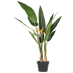 Beliani Plante artificielle STRELITZIA TREE 115 cm