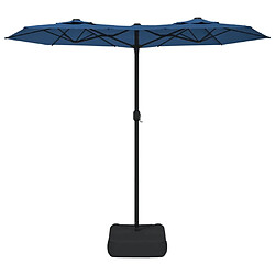 Avis Maison Chic Parasol Jardin | Parasol à double tête bleu azuré 316x240 cm - GKD92821