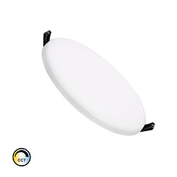 Ledkia Dalle LED 18W Ronde CCT Surface Coupe Ø 160 mm IP54 Sélectionnable (chaud-neutre-froid)