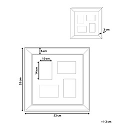 Avis Beliani Cadre photo DABOLA Carré Cuivré