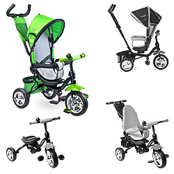 Toyz TIMMY Tricycle évolutif 3 en 1 avec canne directionnelle Vert