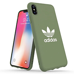 Coque Adidas Originals Basics iPhone XS-MAX coloris vert