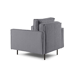 Avis Lisa Design Charlie - fauteuil - pieds hauts - en tissu