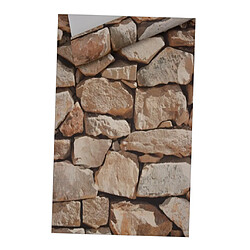 Acheter 3D Retro Rocks Stone Wall Paper Backdrop Wall Covering Murales de papier Decal B