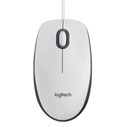 Logitech M100 White Souris filaire