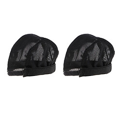 Poupée Perruques Cap Casquette Cap pour 70cm Oncle BJD Fixe-perruque Net DIY Faire Noir