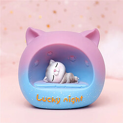 Universal Lampe de table kawaii chaton résine résistant lampe de chevet éclairage intérieur lumineux décoration de chambre cadeaux enfants livraison | pas cher