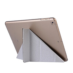 Wewoo Housse Étui Coque Etui à rabat en cuir avec texture de déformation horizontale pour iPad 10,2 pouces Argent pas cher