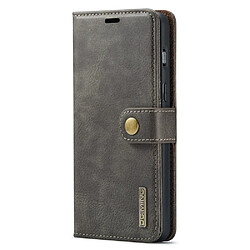 Etui en PU DG.MING avec support, gris pour votre OnePlus Nord 2 5G