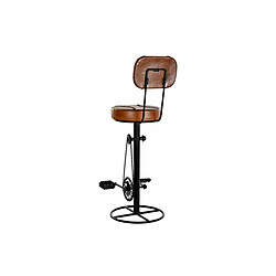 Tabouret DKD Home Decor Marron Noir Métal 45 x 45 x 118 cm